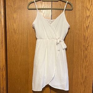 NWT Maurice’s White Wrap Dress